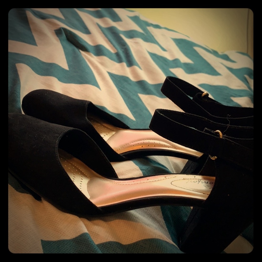Black high heels